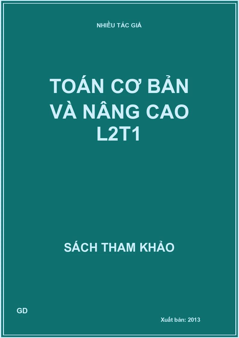 Toán cơ bản và nâng cao L2T1