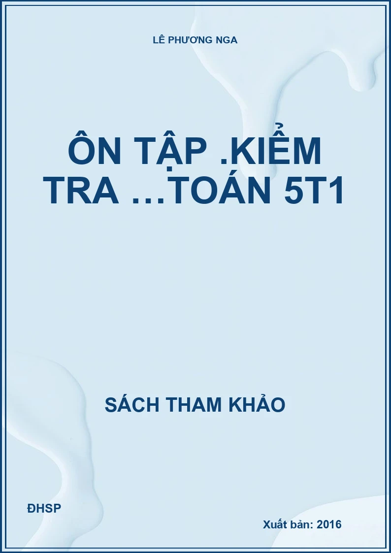 Ôn tập .kiểm tra …Toán 5t1