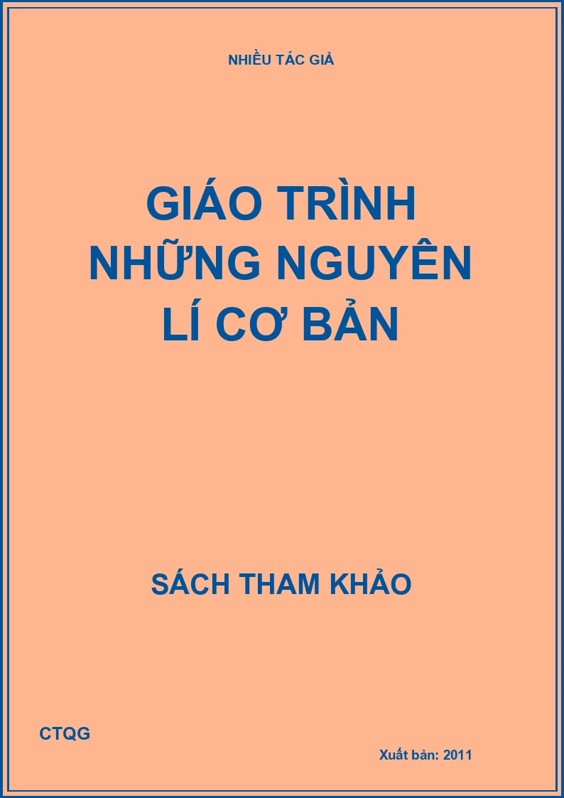 Giáo trình những nguyên lí cơ bản