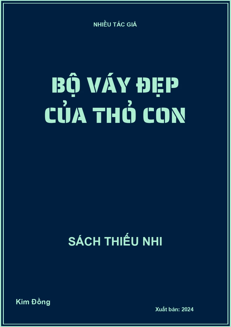 Bộ váy đẹp của thỏ con