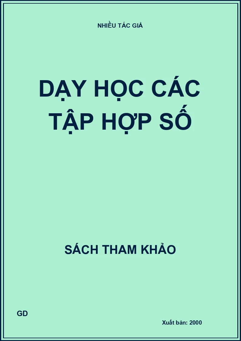 Dạy học các tập hợp số