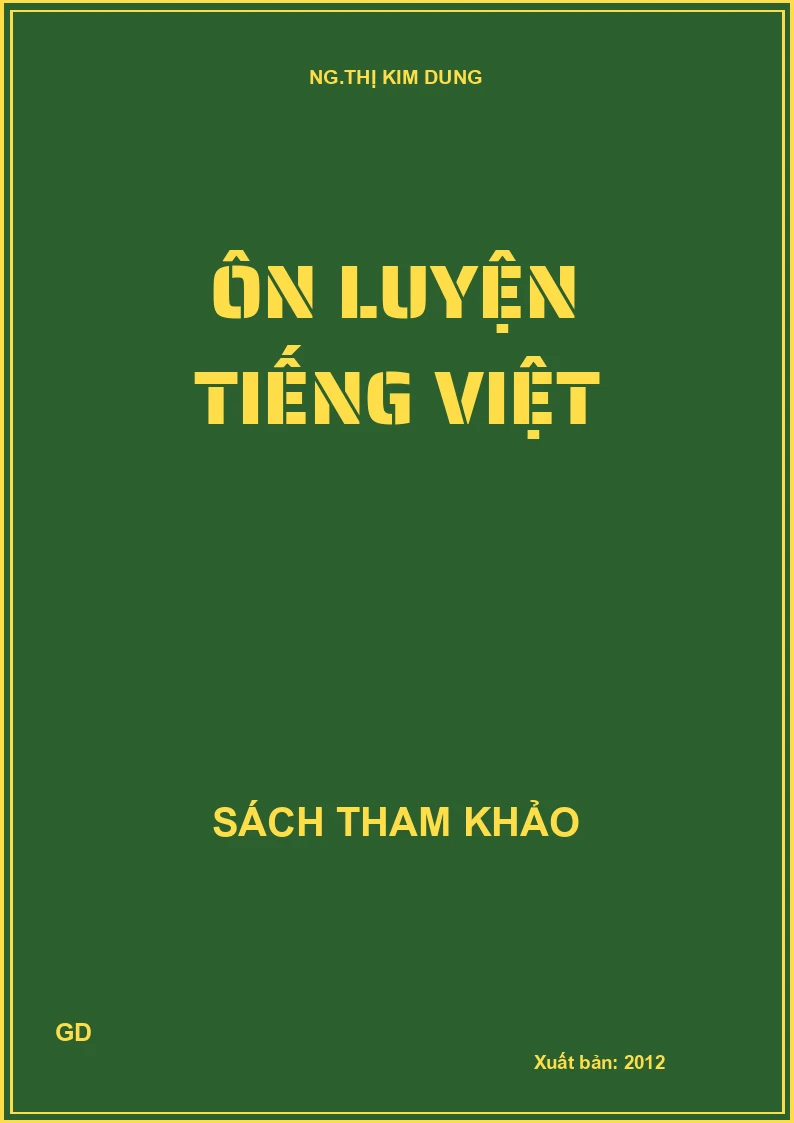Ôn luyện Tiếng Việt
