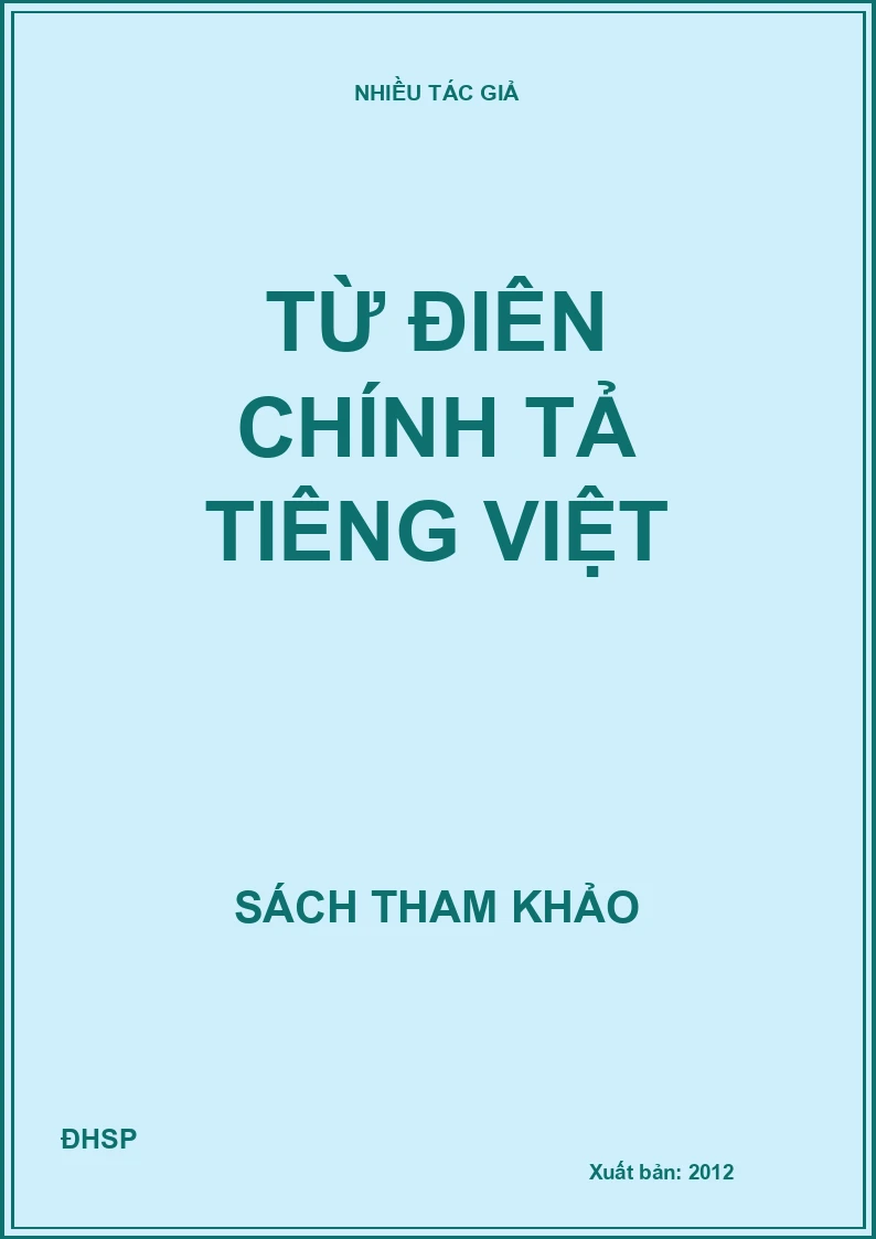 Từ điên chính tả tiêng Việt
