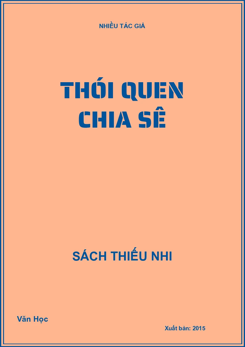 Thói quen chia sẻ