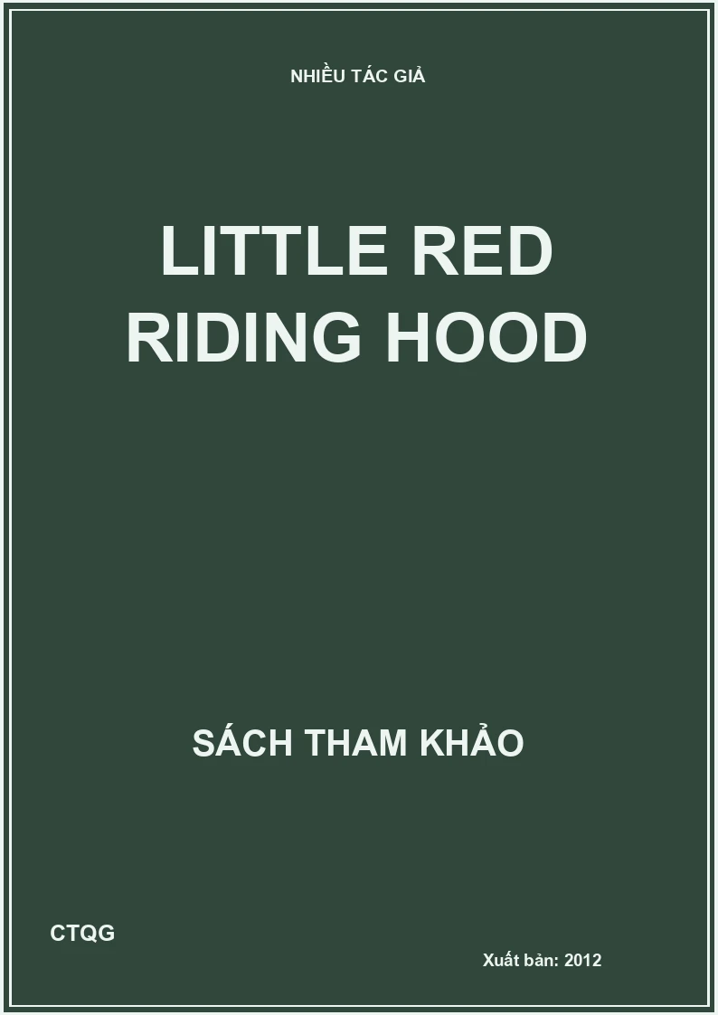 Little red Riding Hood