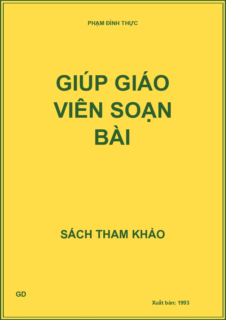 Giúp giáo viên soạn bài