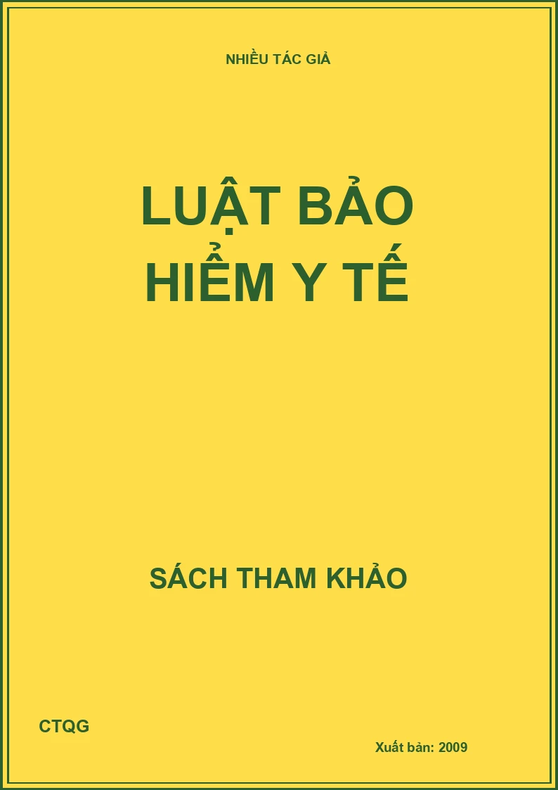 Luật bảo hiểm y tế