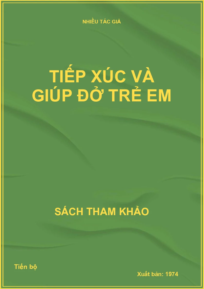 Tiếp xúc và giúp đỡ trẻ em