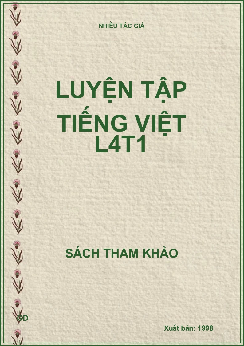 Luyện tập Tiếng Việt L4T1