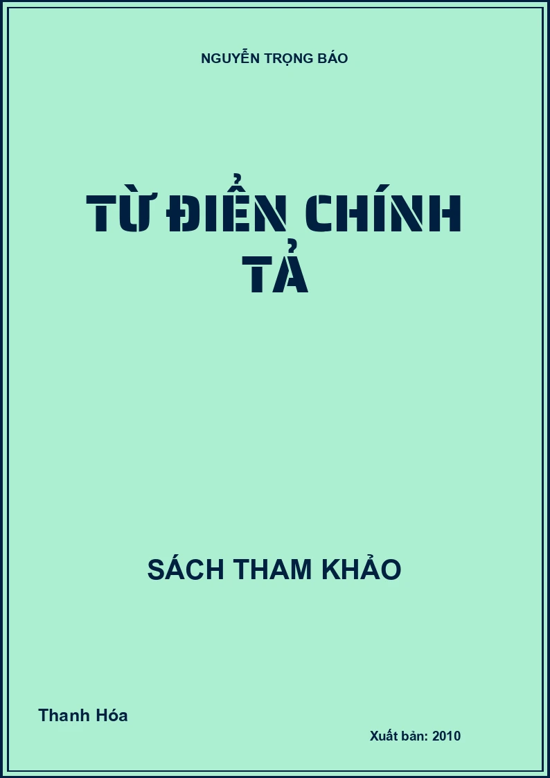 Từ điển chính tả