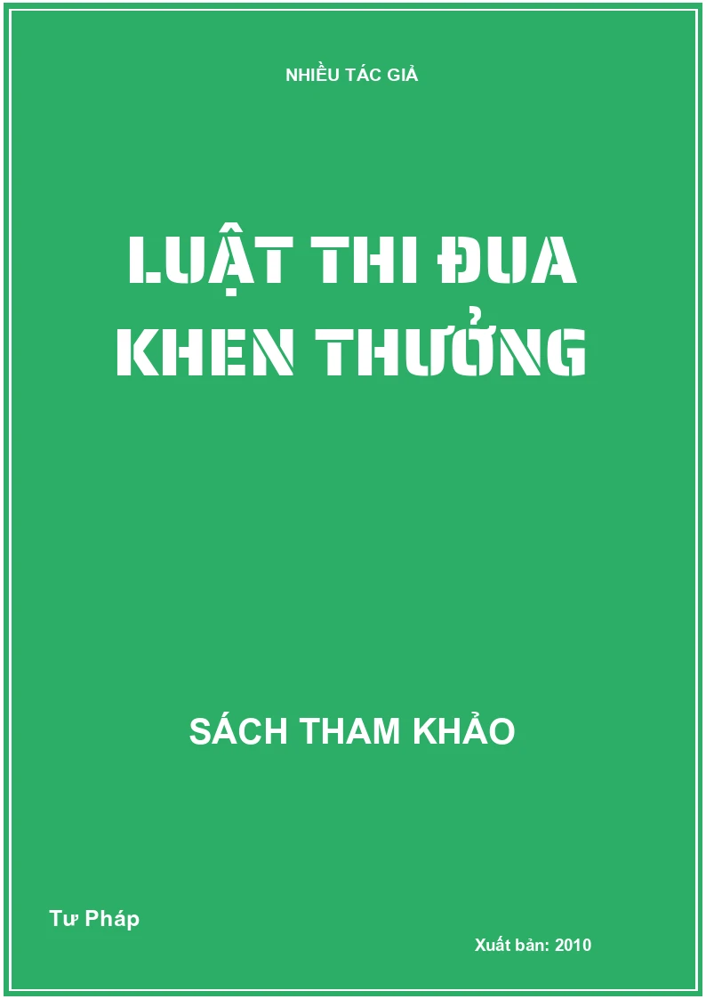 Luật thi đua khen thưởng
