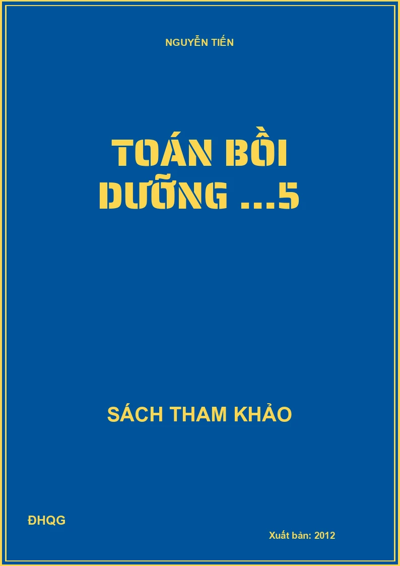 Toán bồi dưỡng …5