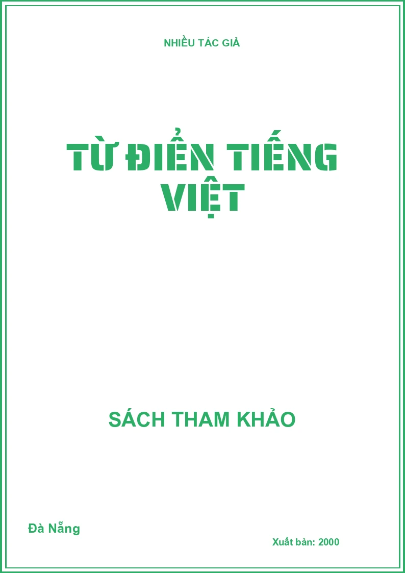 Từ điển tiếng Việt