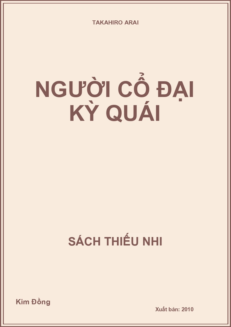 Người cổ đại kỳ quái