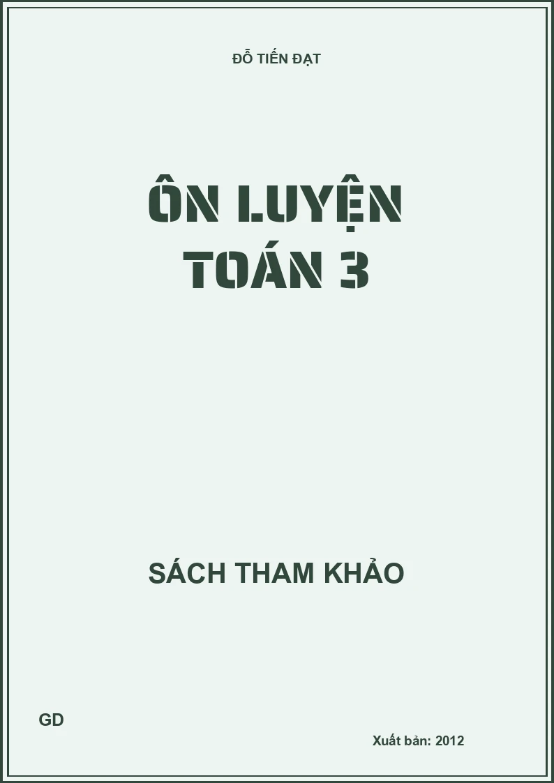 Ôn luyện Toán 3