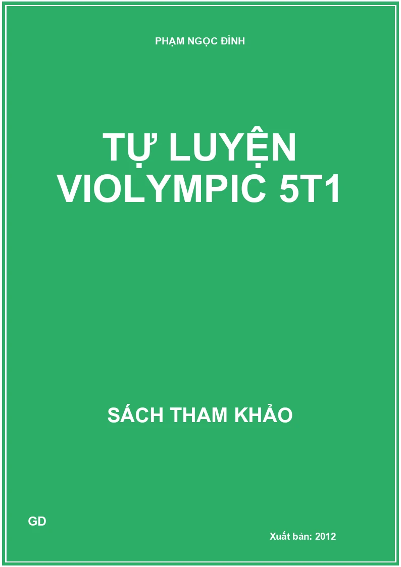 Tự luyện Violympic 5T1