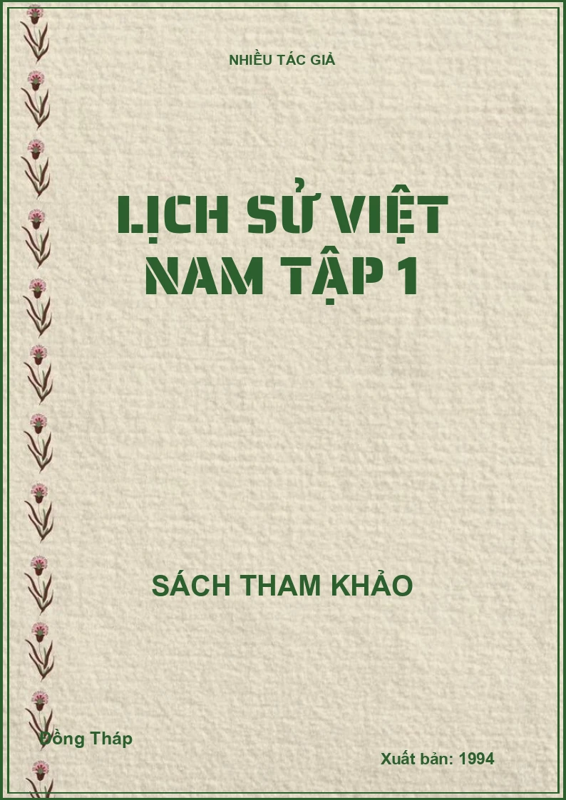 Lịch sử Việt Nam tập 1
