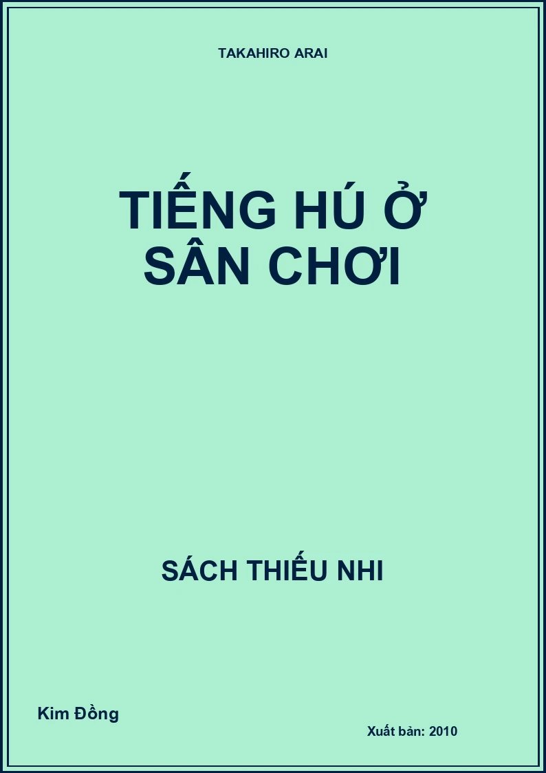 Tiếng hú ở sân chơi