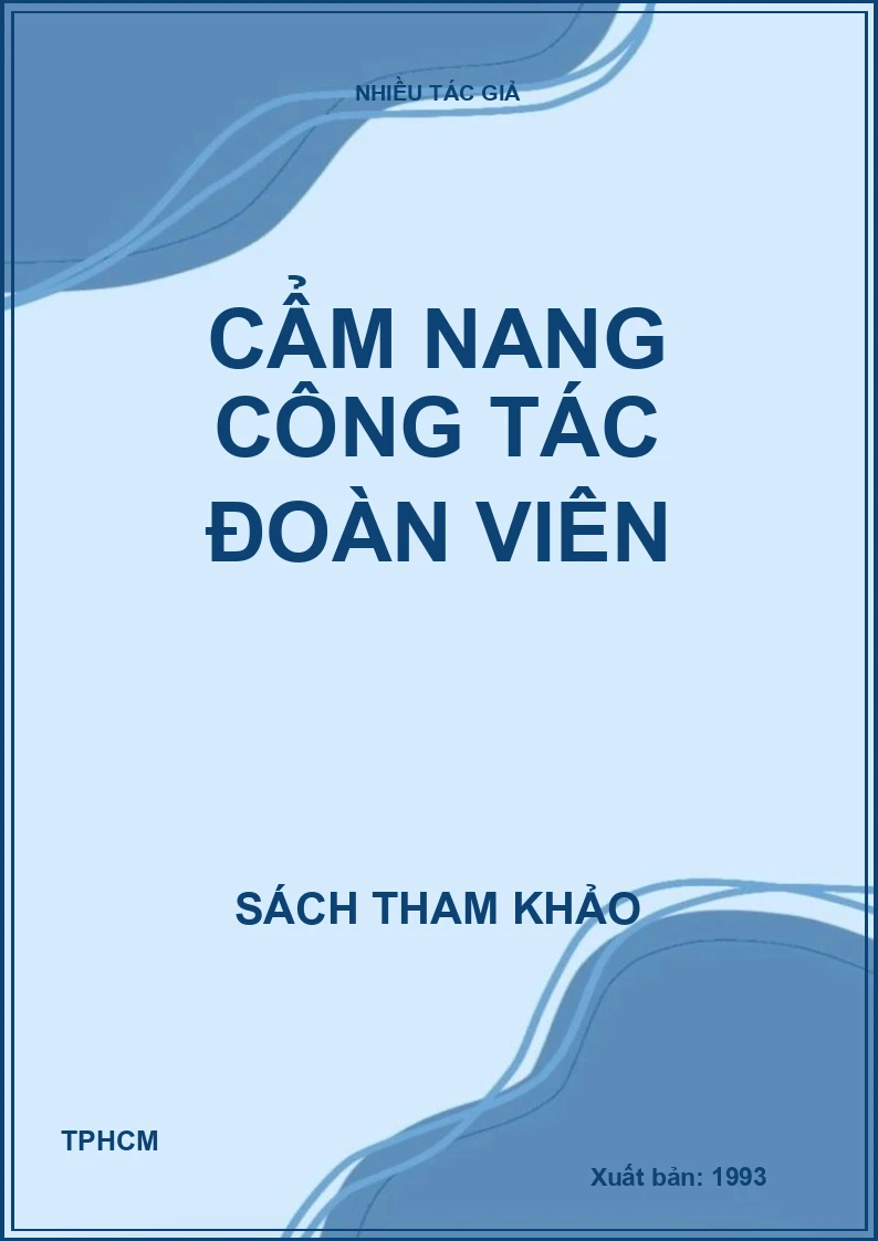 Cẩm nang công tác Đoàn viên