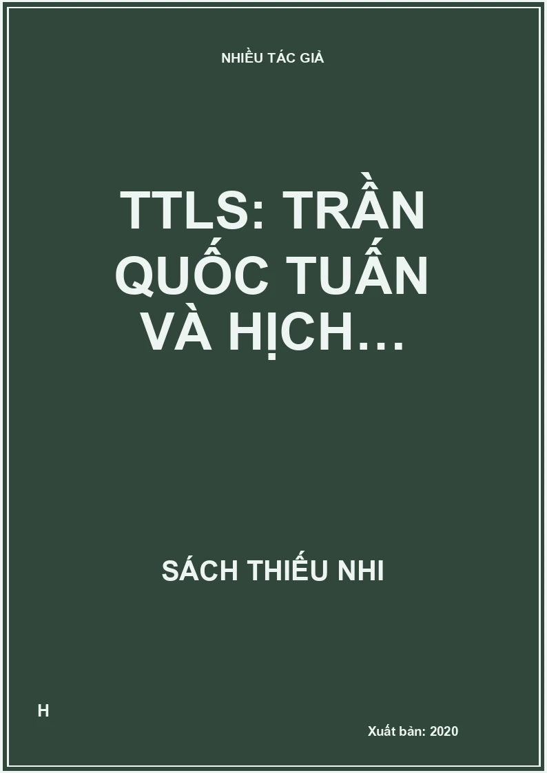 TTLS: Trần Quốc Tuấn và Hịch…