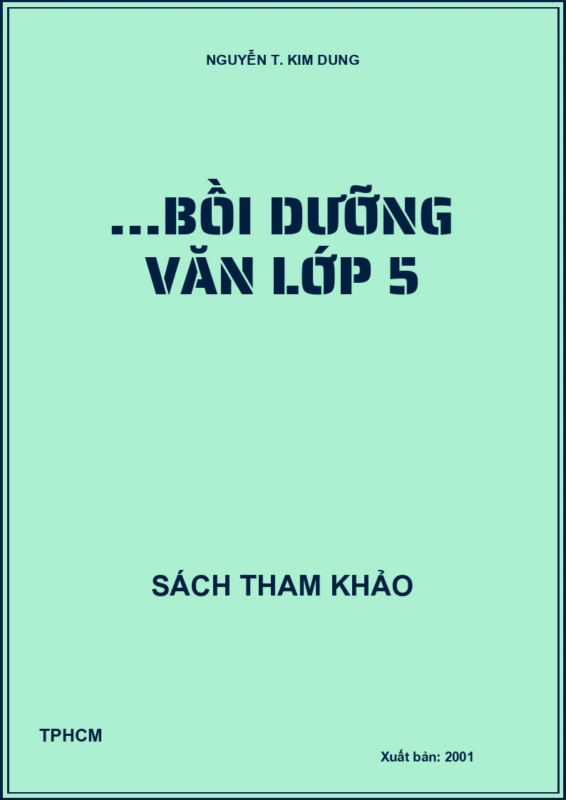 …Bồi dưỡng văn lớp 5