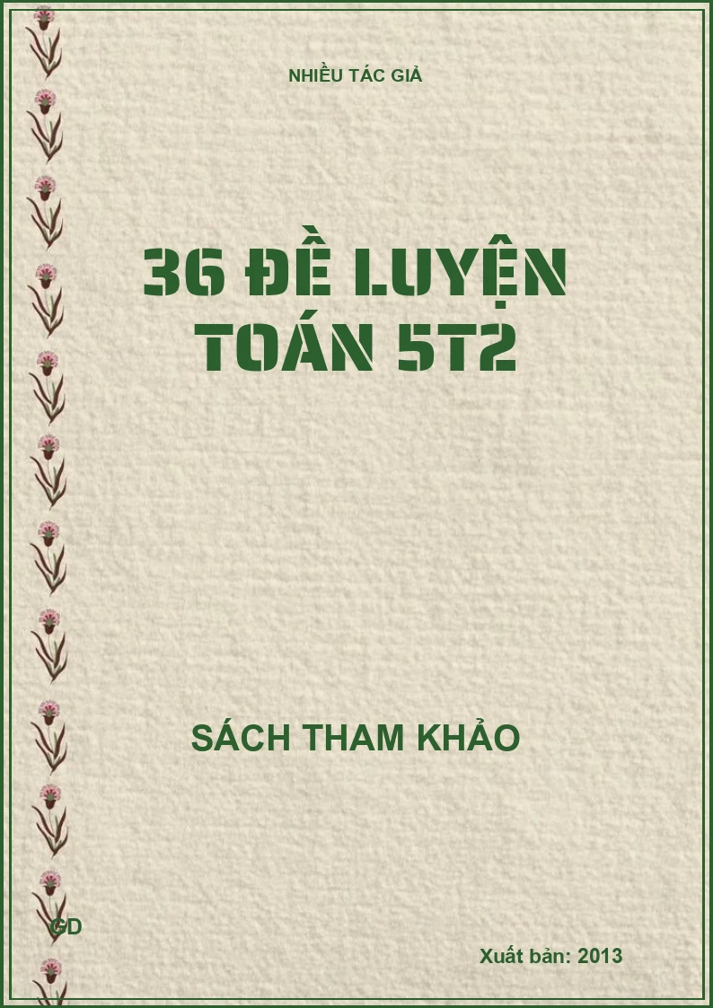 36 Đề luyện toán 5t2