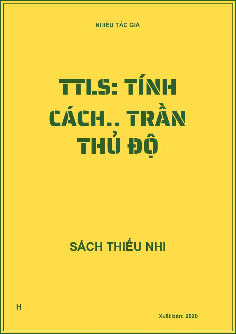 TTLS: Tính cách.. Trần Thủ Độ