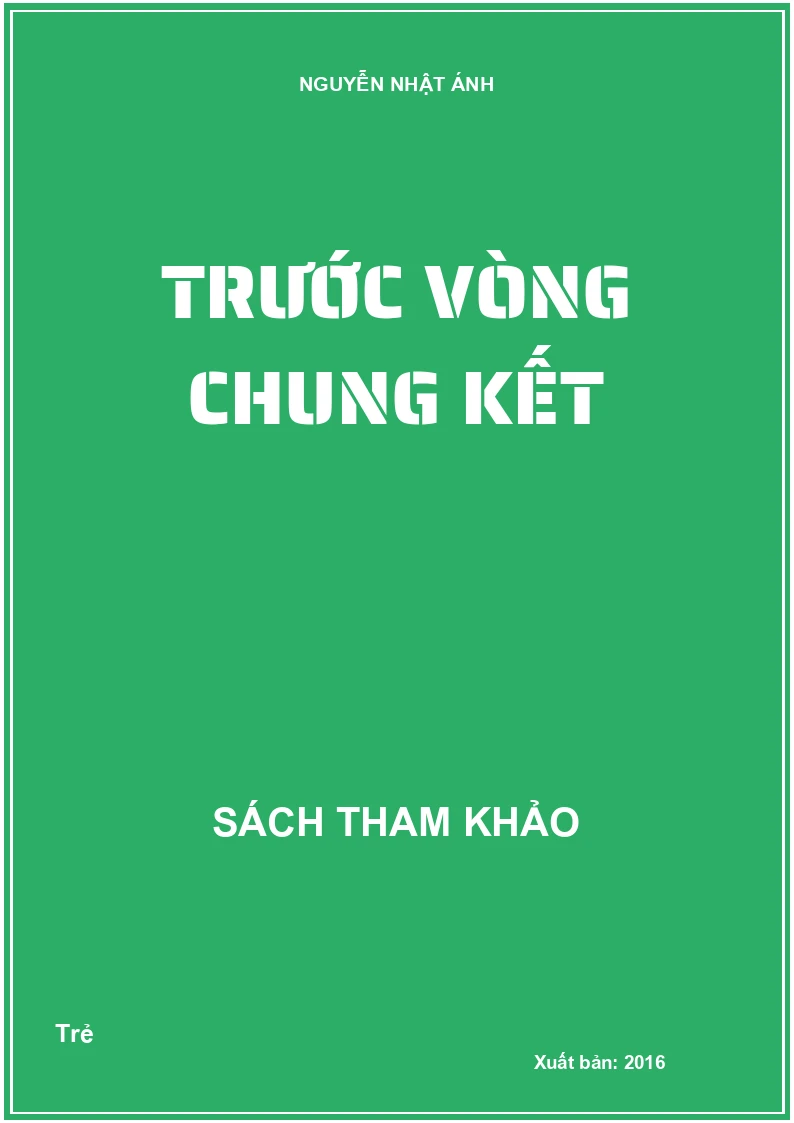 Trước vòng chung kết