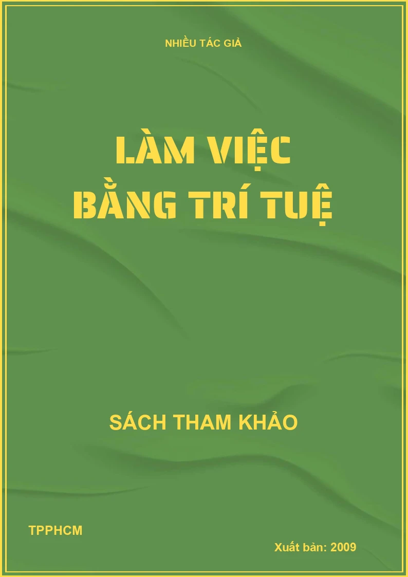 Làm việc bằng trí tuệ