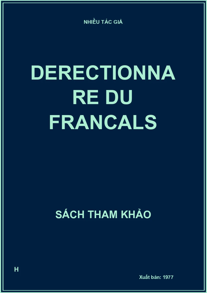 Derectionnare du Francals