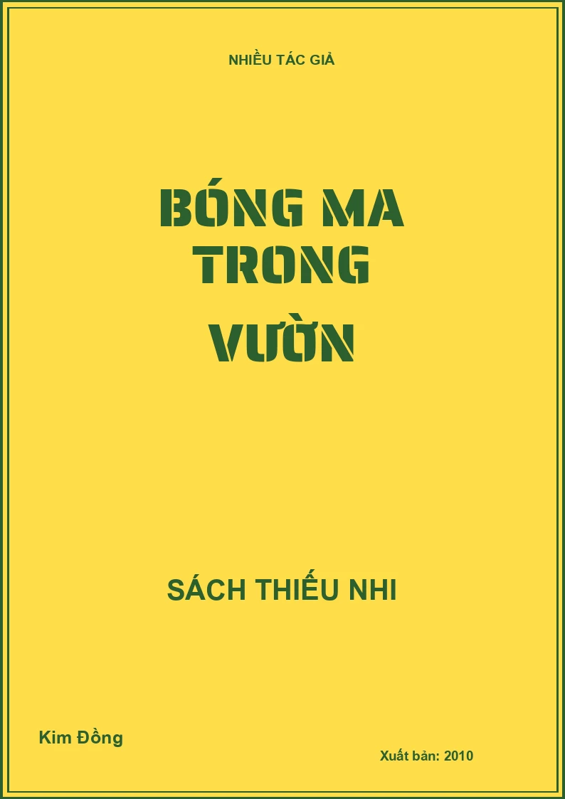 Bóng ma trong vườn