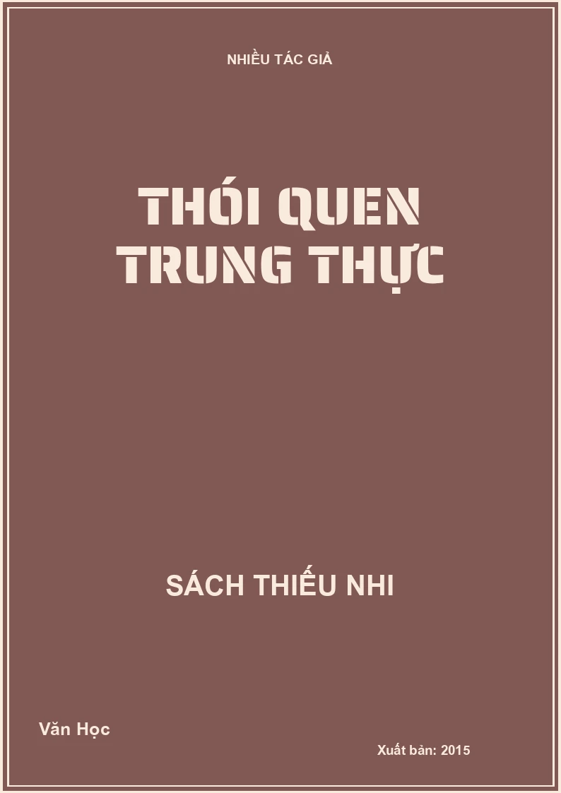 Thói quen trung thực