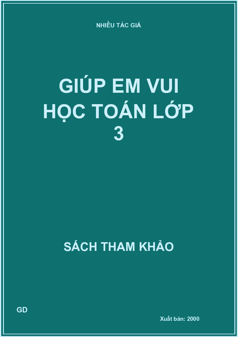 Giúp em vui học toán lớp 3
