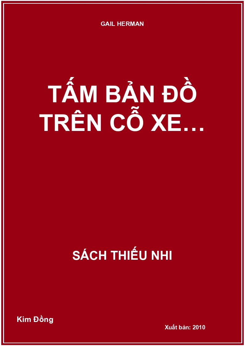 Tấm bản đồ trên cỗ xe…