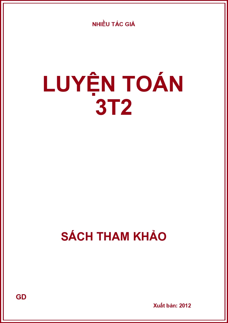 Luyện toán 3T2