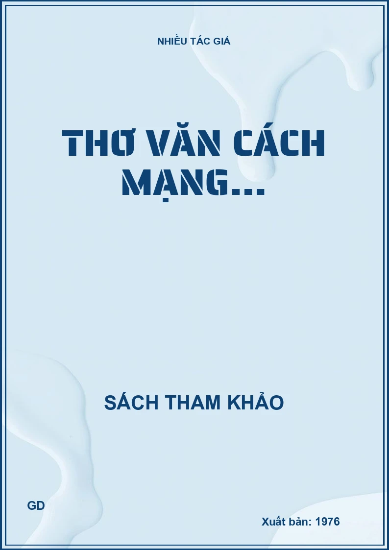 Thơ văn cách mạng…