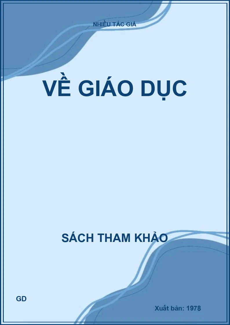 Về giáo dục