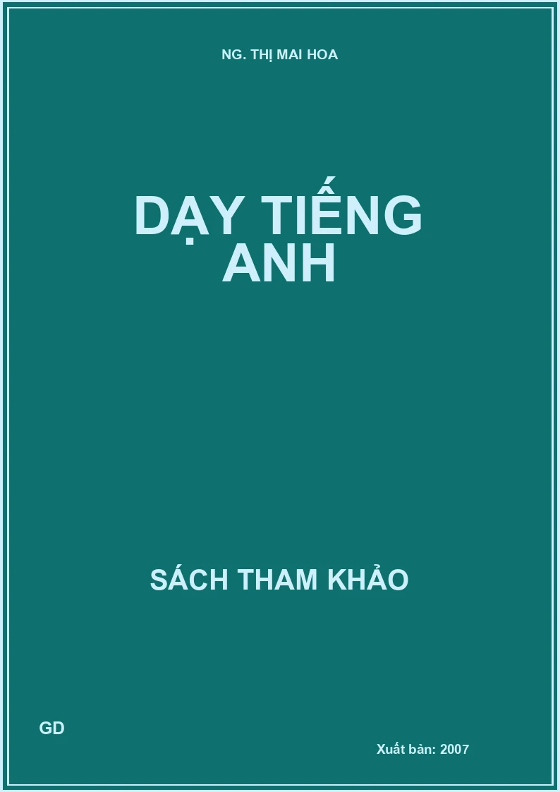 Dạy tiếng Anh