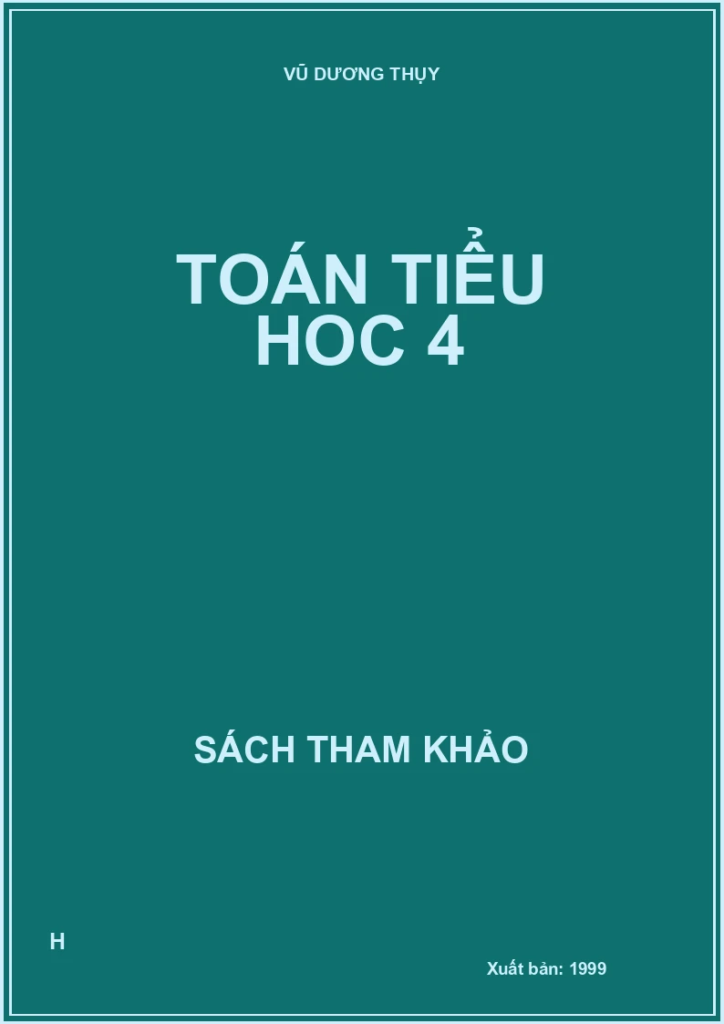 Toán tiểu hoc 4