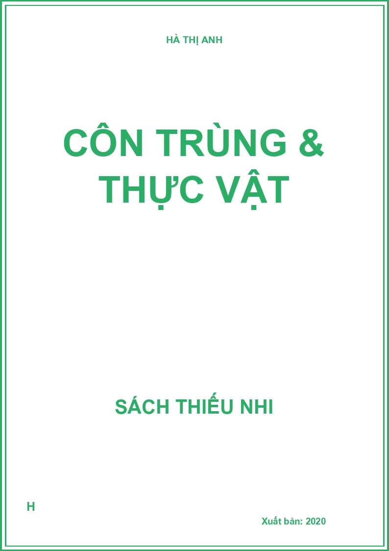 Côn trùng & thực vật