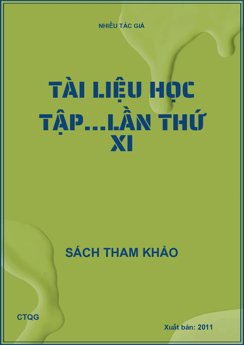 Tài liệu học tập…lần thứ XI