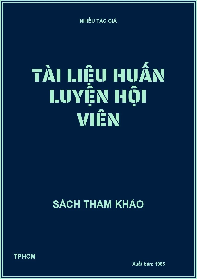 Tài liệu huấn luyện hội viên