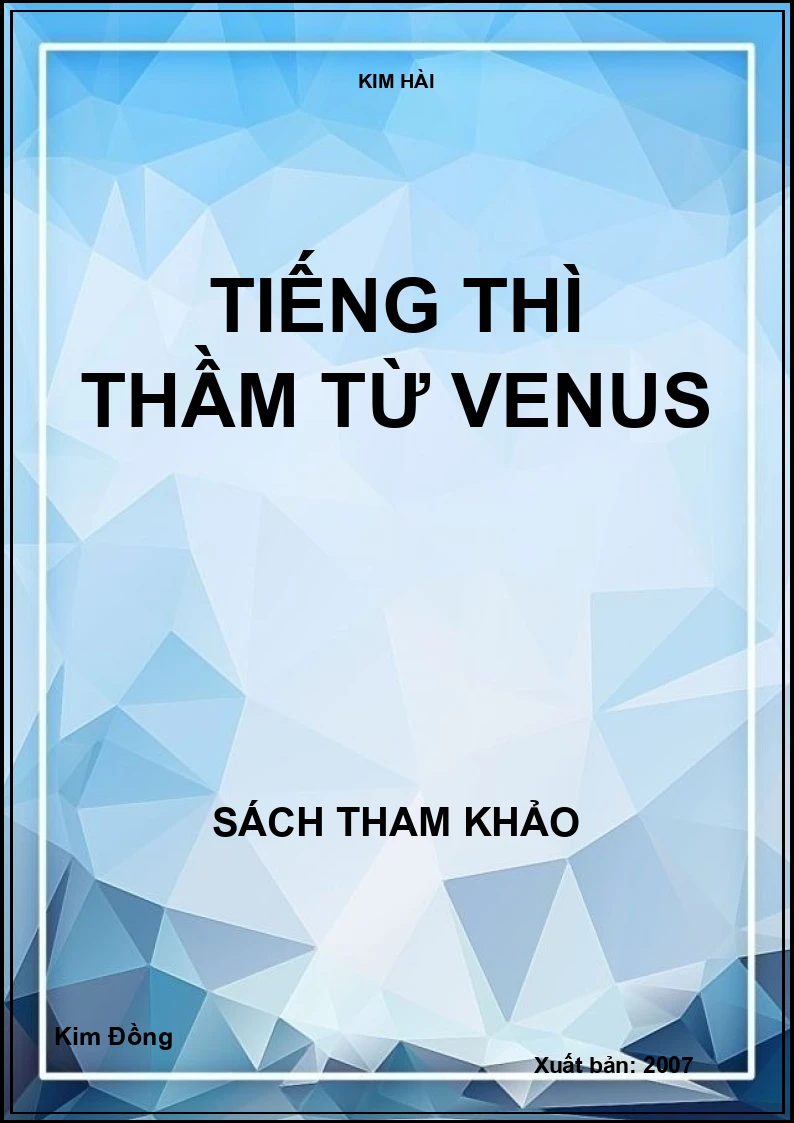 Tiếng thì thầm từ VENUS
