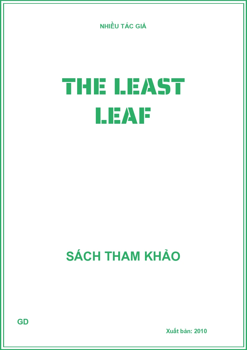 The least leaf