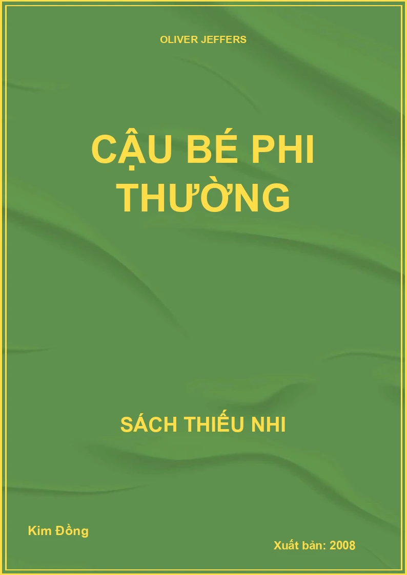 Cậu bé phi thường