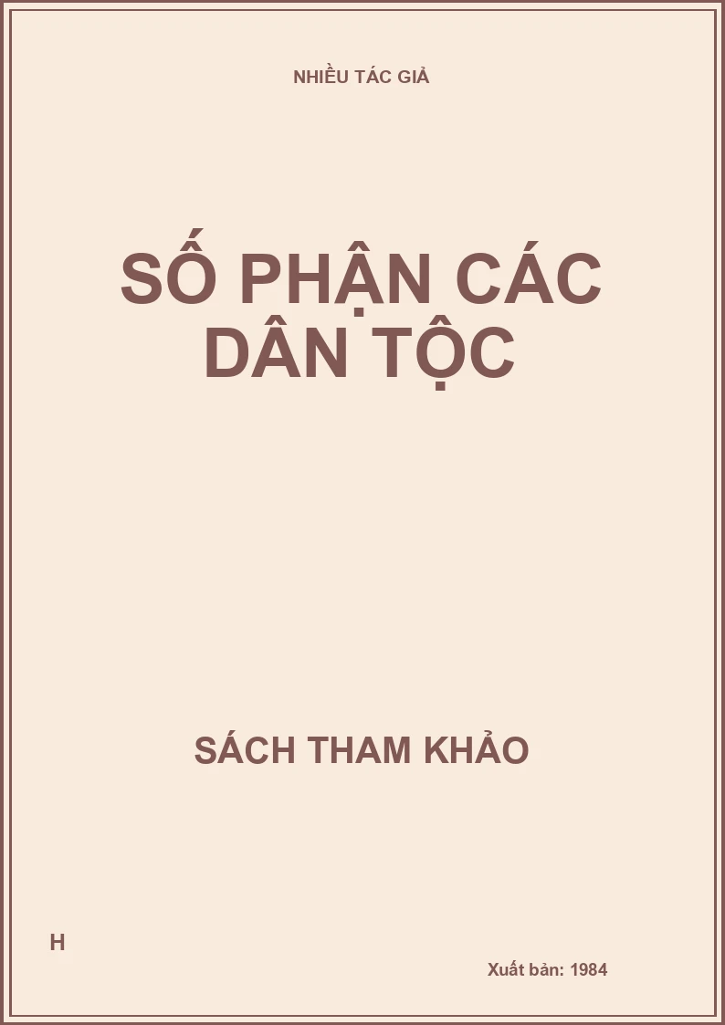 Số phận các dân tộc
