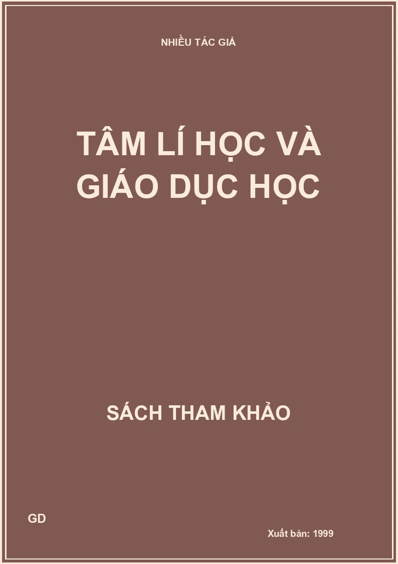 Tâm lí học và giáo dục học
