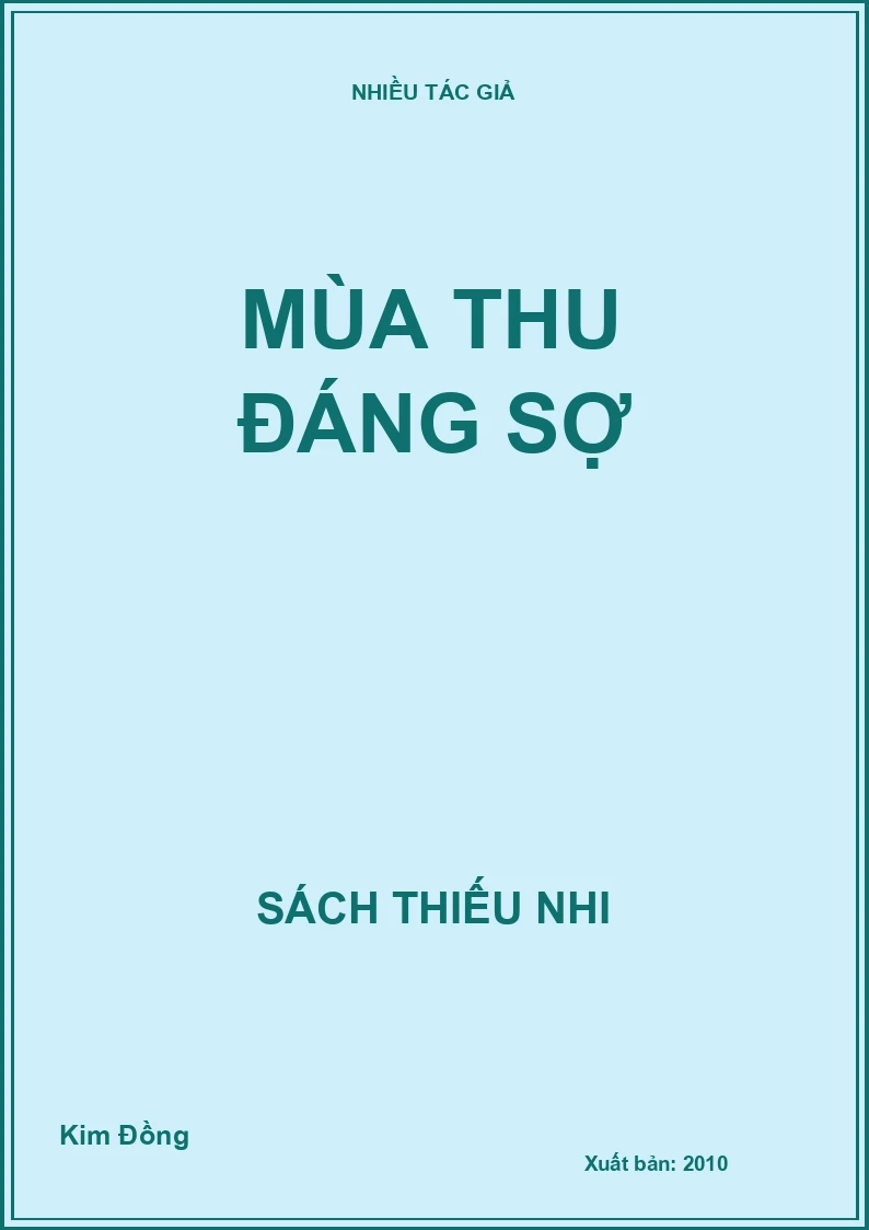 Mùa thu đáng sợ