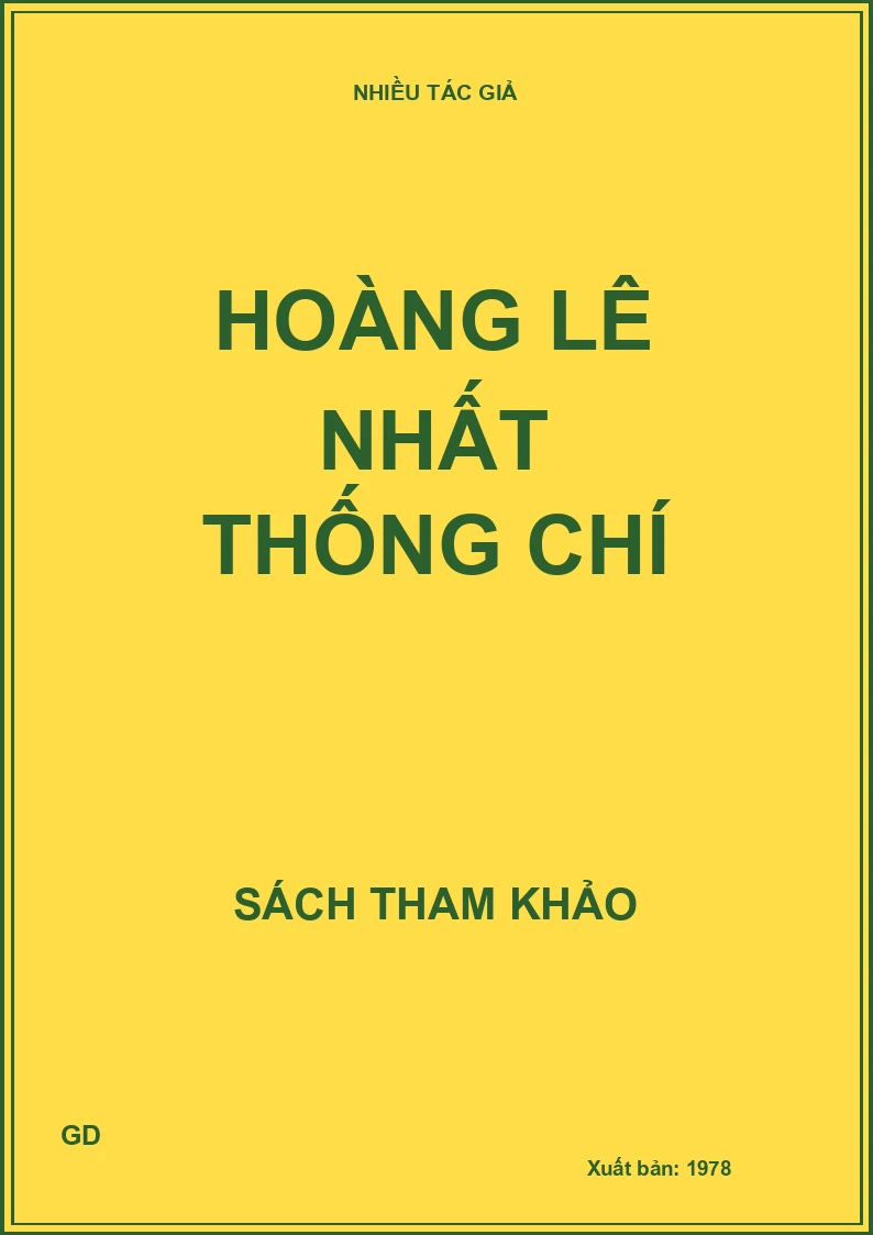 Hoàng Lê Nhất thống chí