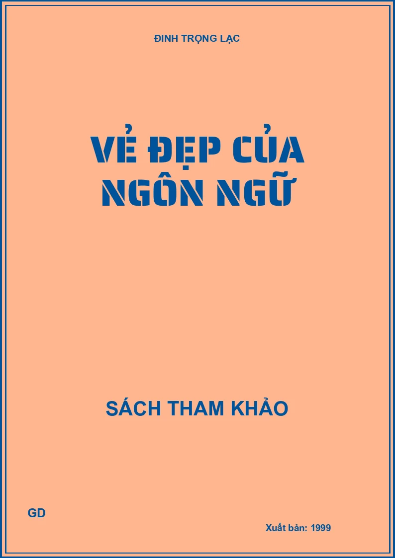 Vẻ đẹp của ngôn ngữ